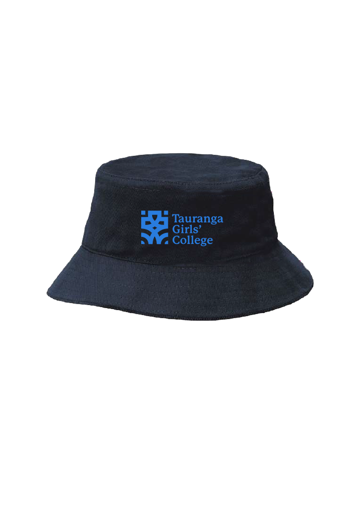 Tauranga Girls' College Bucket Hat Navy